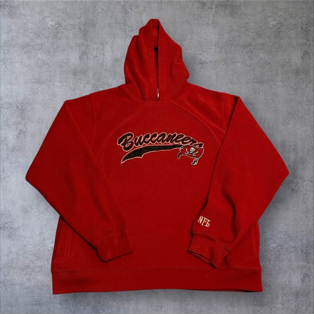 NFL Red Buccaneers Hoodie Sweatshirt